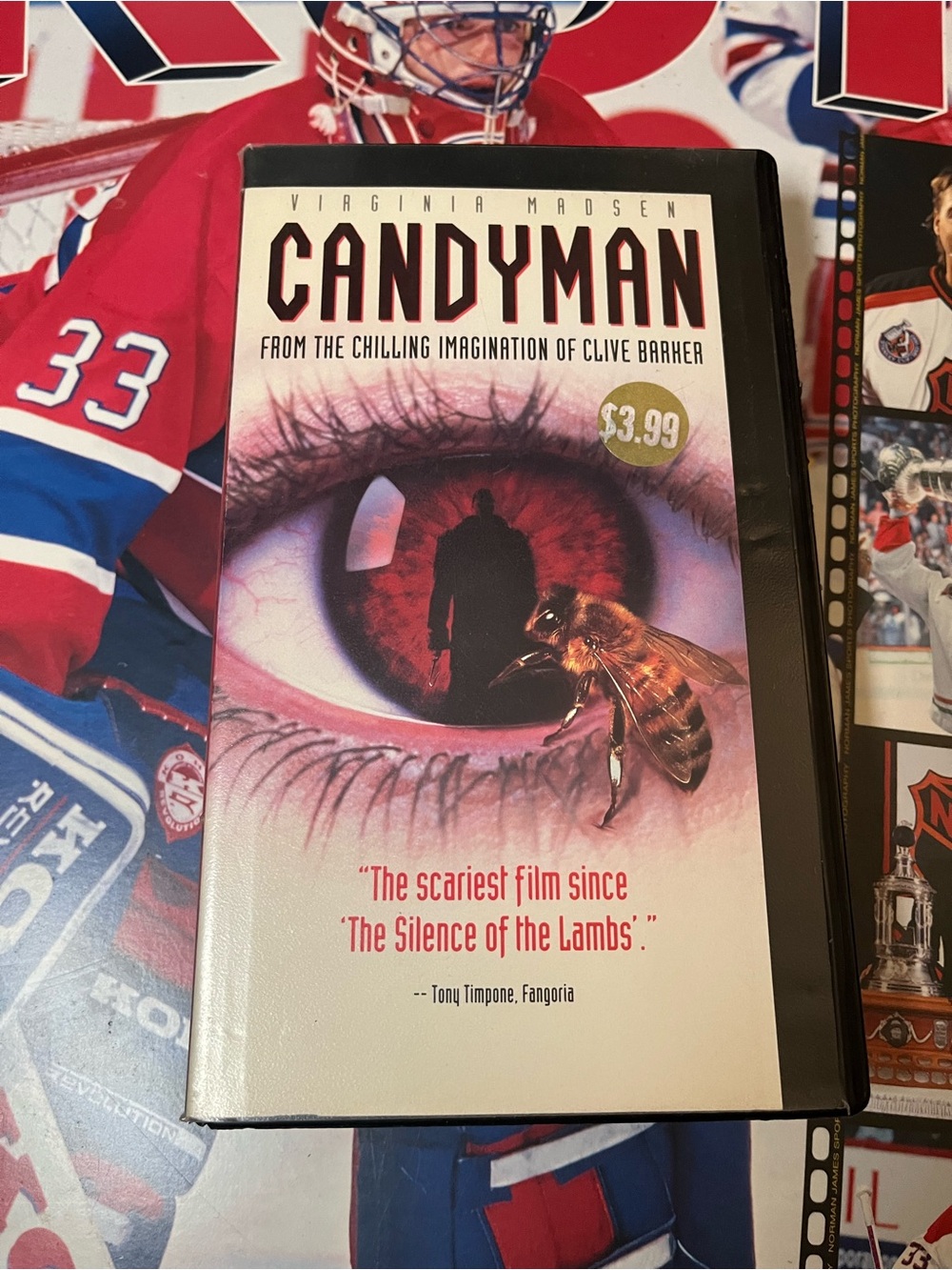 Candyman VHS 1992 horror movie clamshell